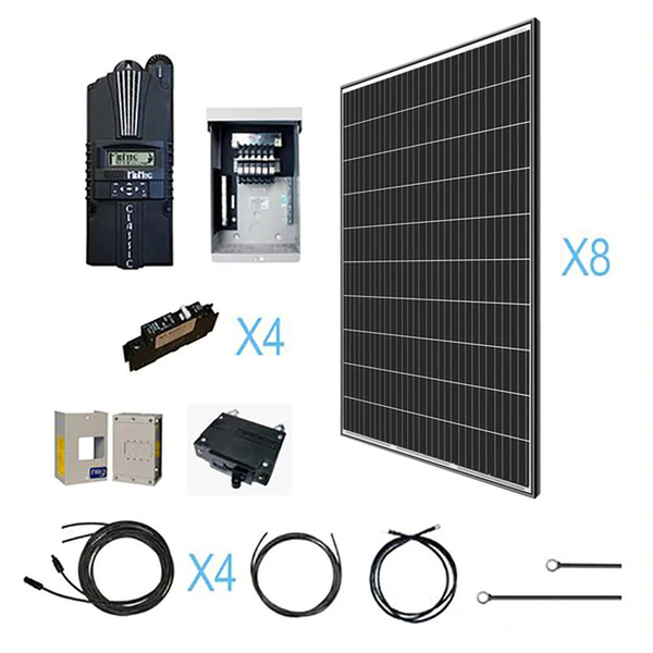 2500W 48V Monocrystalline Renogy Solar Panel Kit