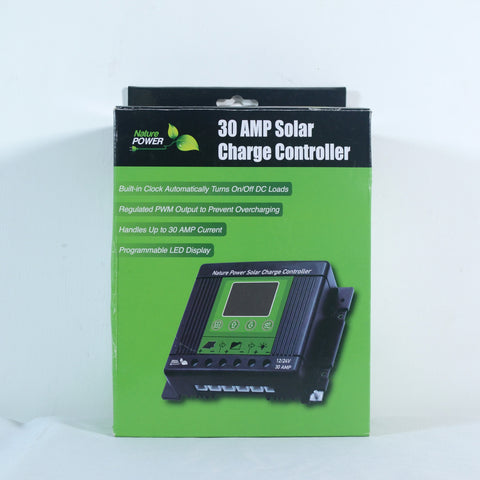Nature Power Solar Power Kit 440 Watts - 30 amp Solar Charge Controller in Box