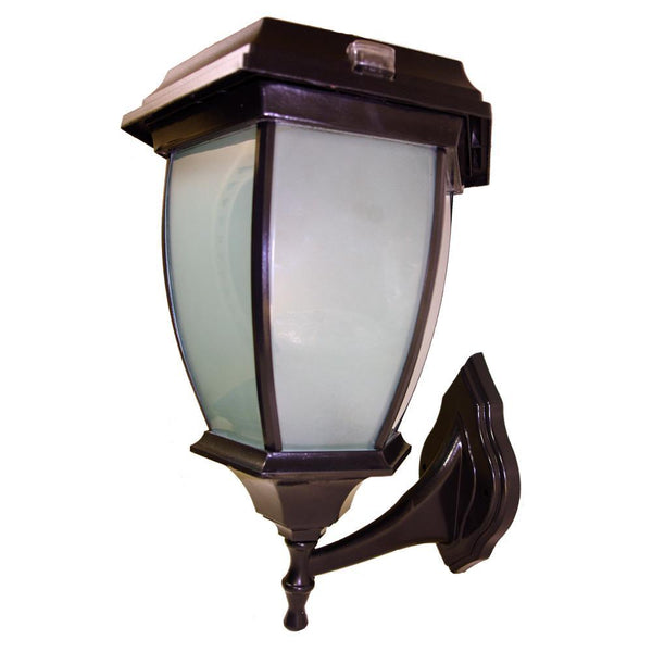 Mountable Flickering Flame Solar Coach Lamp Light - Solar Us Shop