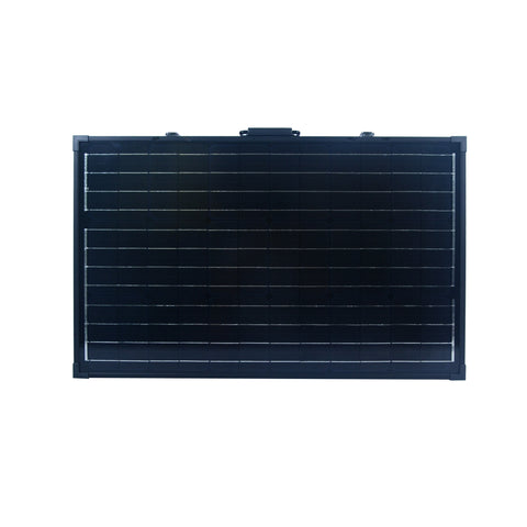 Folded Nature Power 120 Watt Monocrystalline Suitcase Solar Panel Front
