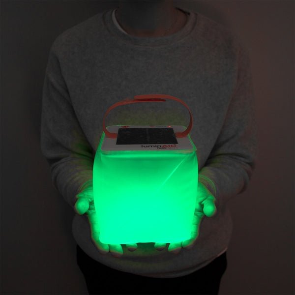 LuminAID PackLite Spectra USB Inflatable Solar Lantern