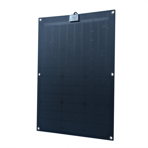 50-Watt Semi Flex Monocrystalline Solar Panel for 12 Volt Charging Off Grid Solar System