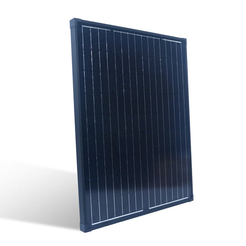 Nature Power 90W Monocrystalline Solar Panel front side angled view