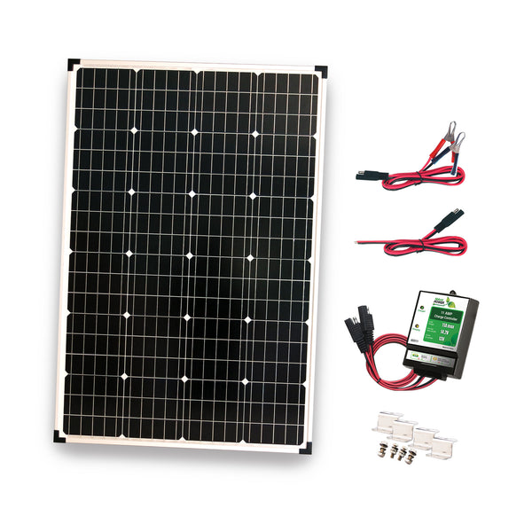 Nature Power Solar Power Kit 110W and 11AMP Charge Controller with accessories
