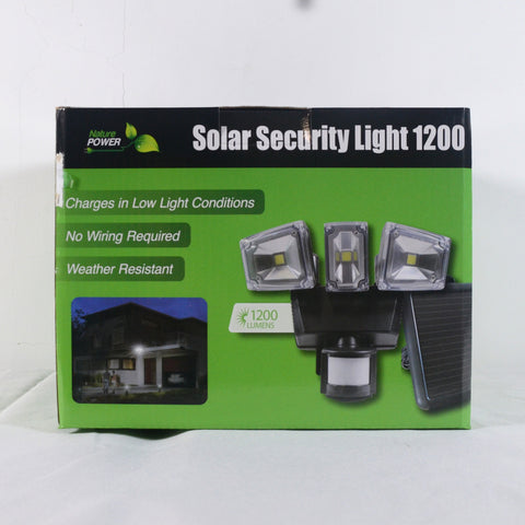 Nature Power Triple COB LED Solar Powered Motion Lights Packaging Front