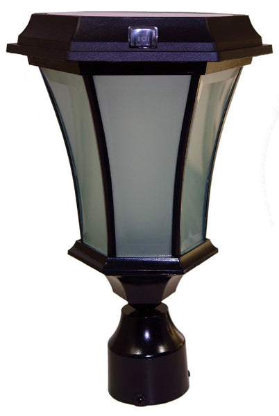 LED Solar Coach Flickering Flame Lamp Light w/ 3 Mounting Features - Solar Us Shop