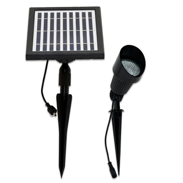 SGG-S12 - LED Solar Flagpole Spot Light Warm or Cool White 72 Lumens - Solar Us Shop