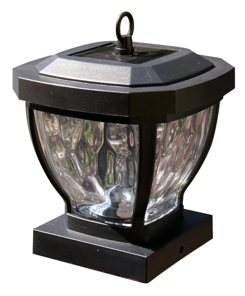 4x4 Dark Bronze Solar Powered Fence Cap 2 Count - Solar Us Shop | Solar Lights for Fence Post