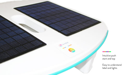 Solar Pool Cleaner Skimbot AI Surface Robot for Pool Maintenence and Cleaning - Solar Us Shop