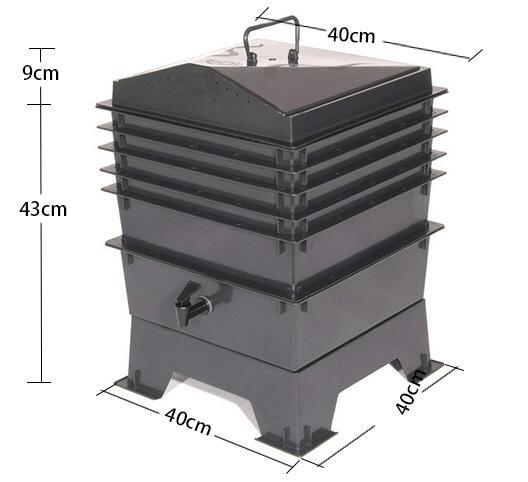 DIY Kitchen Waste Earthworm Fertilizer Compost Bin