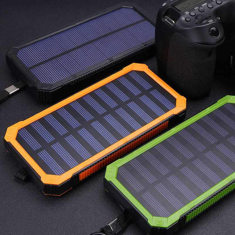 Solar Powered Battery Charging Bank For Mobile Phones, Tablets, and Devices 20000mah - Solar Us Shop