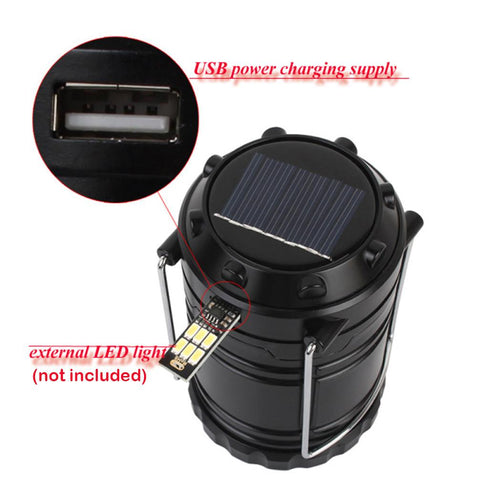 LED Solar Collapsible Camping Lantern - Solar Us Shop