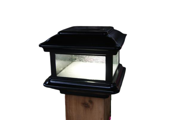 Solar Powered Fence Cap Post Light