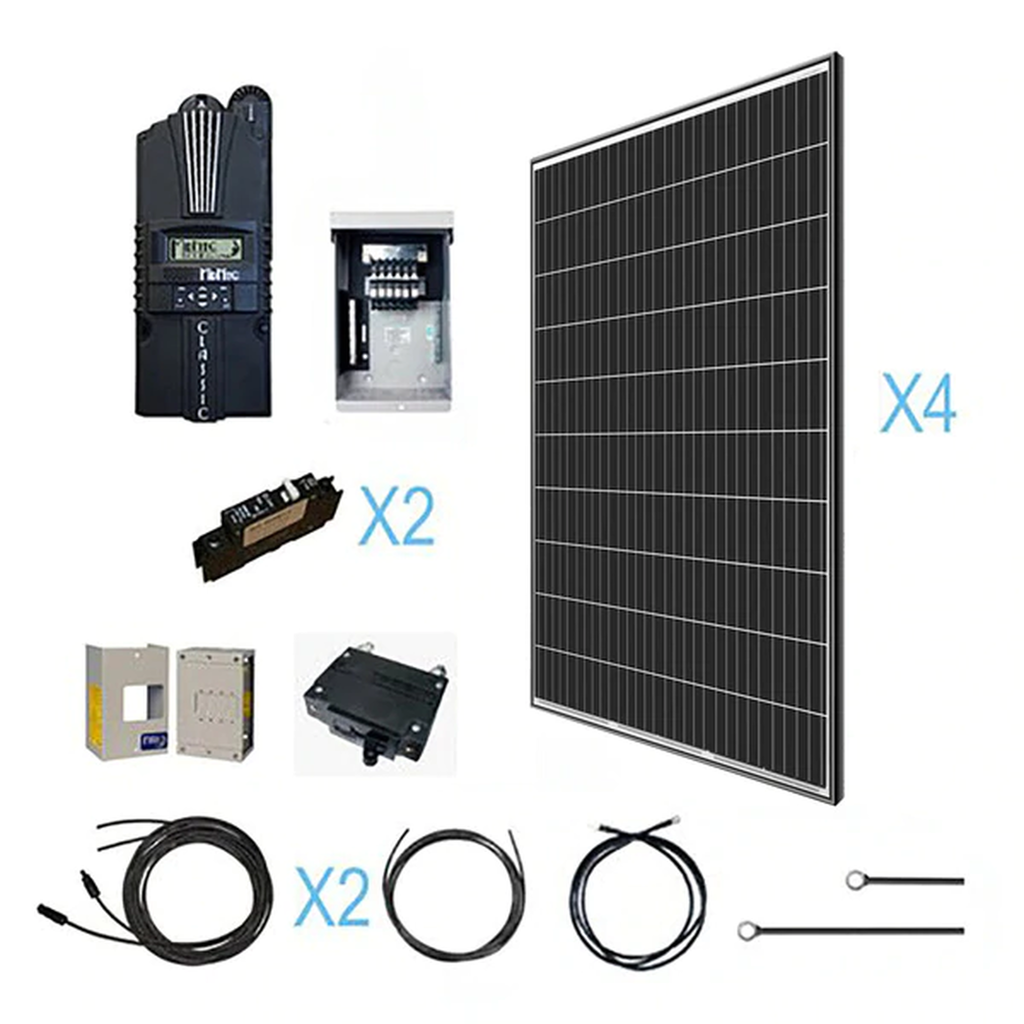 1200W 12V Monocrystalline Renogy Solar Power Kit Solar Us Shop