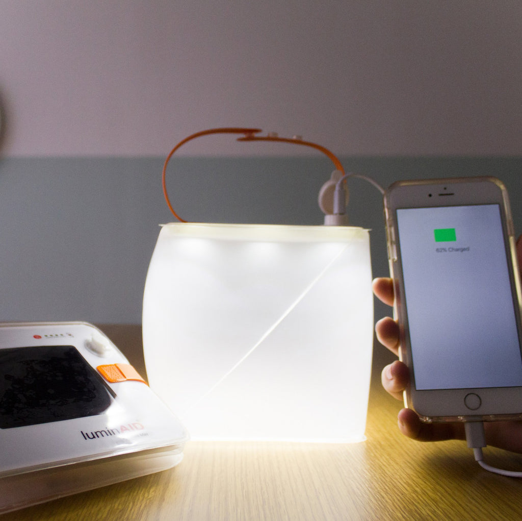 LuminAID PackLite Max 2-in-1 Inflatable Solar Phone Lantern
