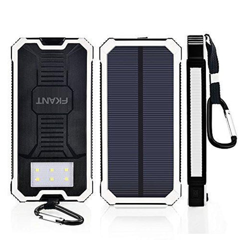 Portable Solar Charger Power Bank & Flashlight - Solar Us Shop