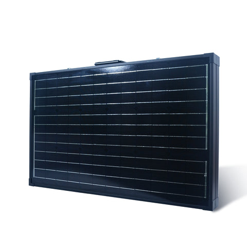 Folded Nature Power 120 Watt Monocrystalline Suitcase Solar Panel Angle