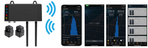 Legion Solar - Solar Energy System Starter Set Energy Monitoring App