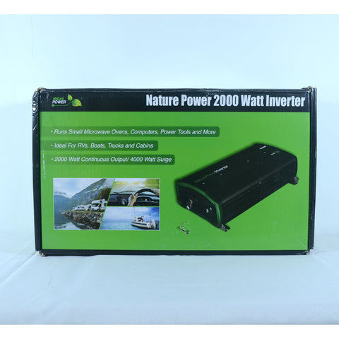 Nature Power 12 Volt, 2000 Watt Pure Sinewave Solar Power Inverter box front