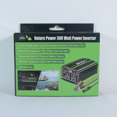Nature Power 300 Watt Power Inverter Packaging Front