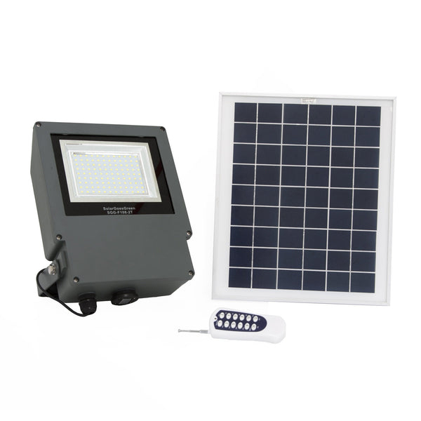 SGG-F108-2T - 108 LED Solar Flood Light With Remote Control and Timer - Solar Us Shop