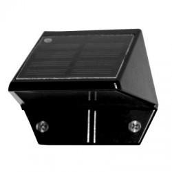 Solar Powered Aluminum Deck and Wall Light For Outdoor Lighting 2 Count