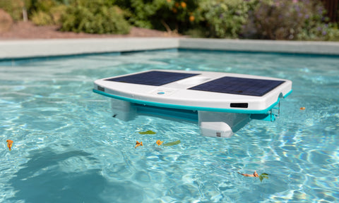 Solar Pool Cleaner Skimbot AI Surface Robot for Pool Maintenence and Cleaning - Solar Us Shop