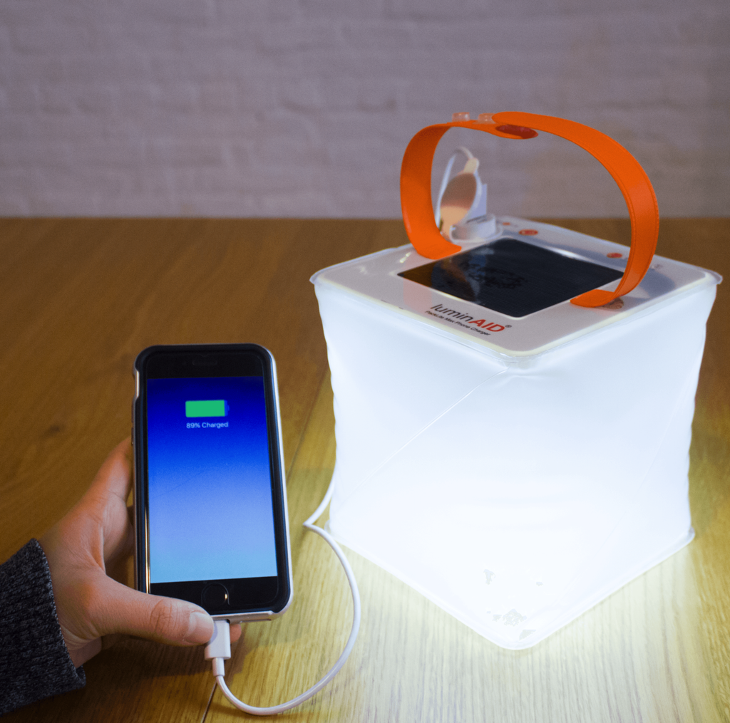 LuminAID PackLite Max 2-in-1 Inflatable Solar Phone Lantern