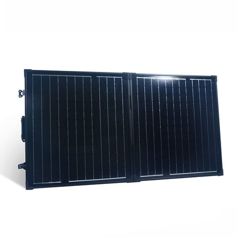 Unfolded Nature Power 80 Watt Monocrystalline Suitcase Solar Panel Profile