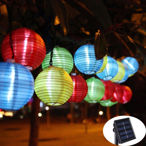 Lantern Ball Solar Powered LED Outdoor Lights - Solar Us Shop