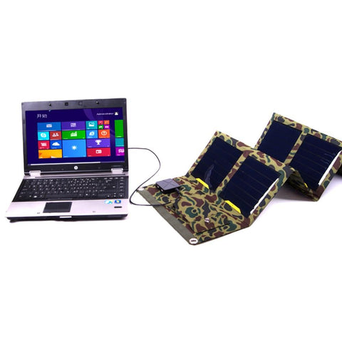 26 Watt Camouflage Folding Solar Panel Charger For Mobile Phones, Tablets, and Devices - Solar Us Shop