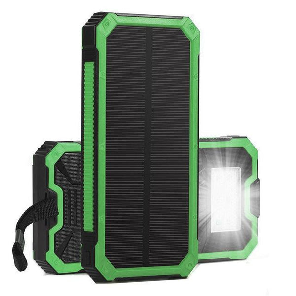 Solar Powered Battery Charging Bank For Mobile Phones, Tablets, and Devices 6000mah