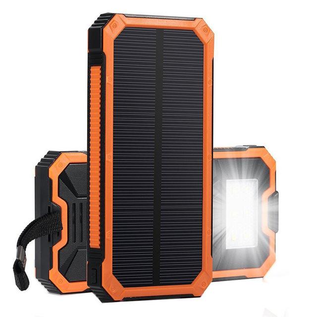 6000mah Solar Battery Charging Bank For Mobile Devices