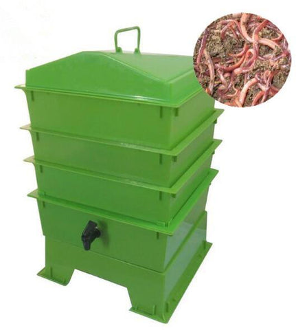 DIY Kitchen Waste Earthworm Fertilizer Compost Bin - Solar Us Shop