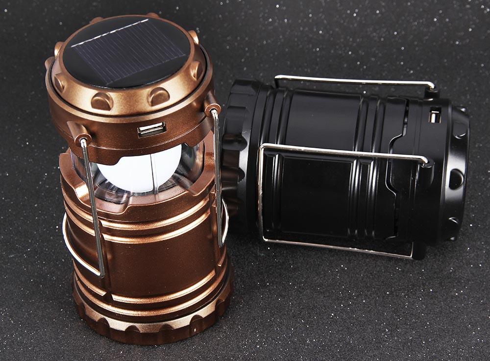 Collapsible Portable LED Camping Lantern Waterproof Solar USB