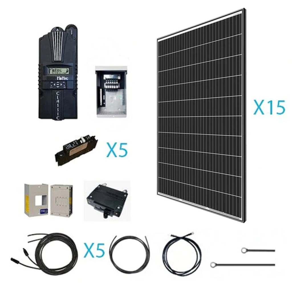Complete Off-Grid Solar Kit - 6600W 48V – ECGSOLAX